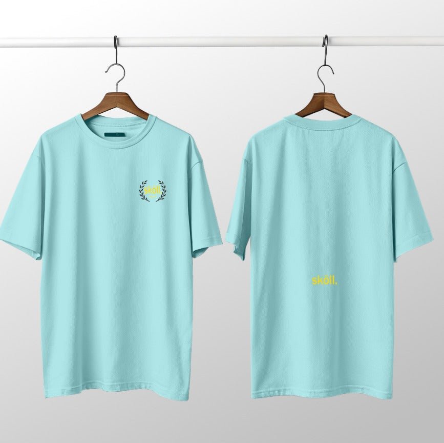 Camiseta Oversize Basic Laurel - Blue