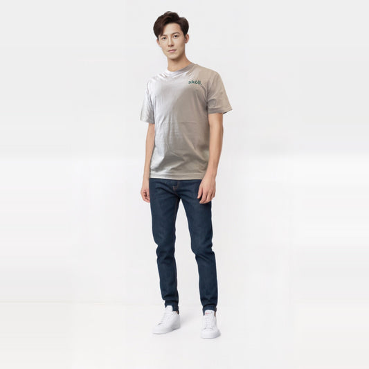 Camiseta de manga corta oversize- CALAVERA.