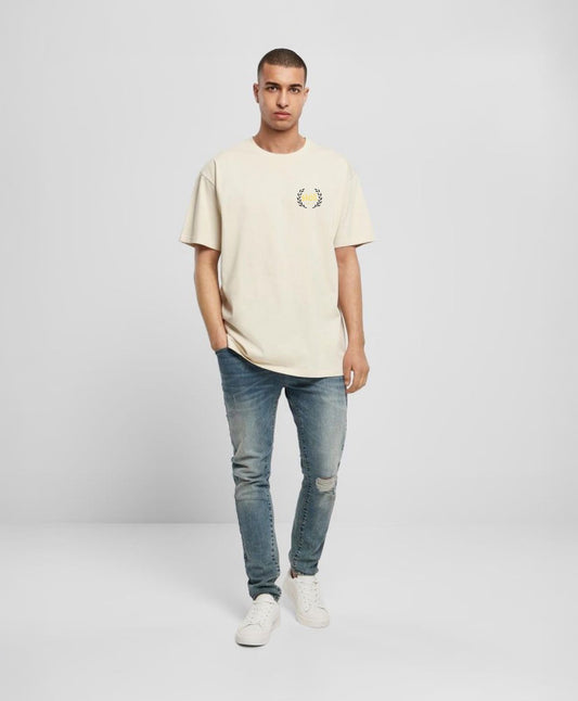 Camiseta Oversize Basic Laurel - Blanco roto