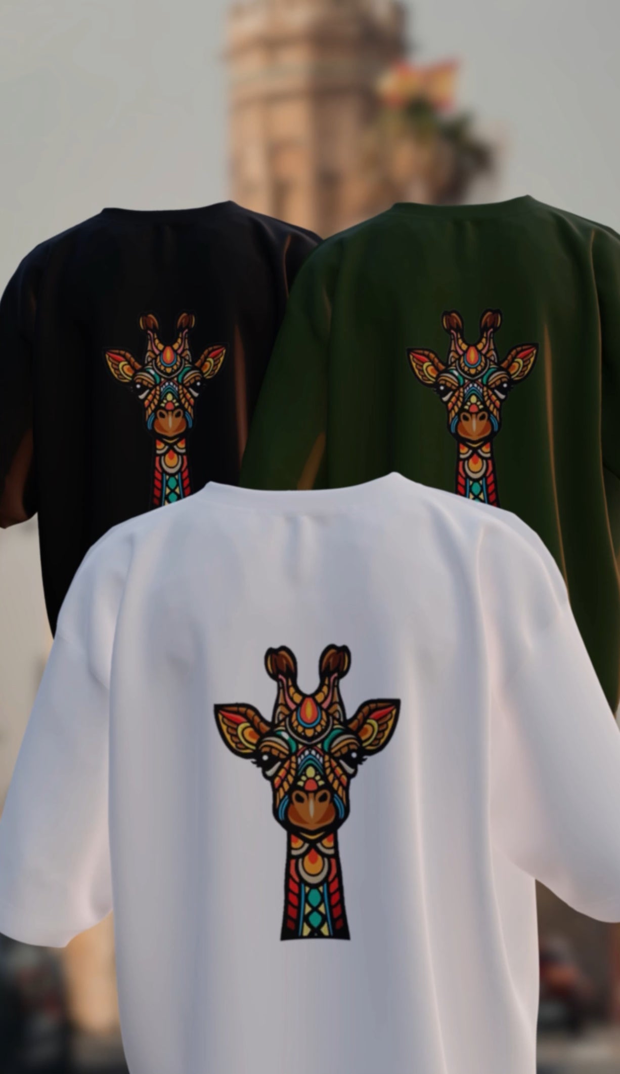 Camiseta de manga corta - JIRAFA